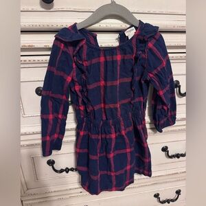 Crewcuts Blue and Red Plaid Dress